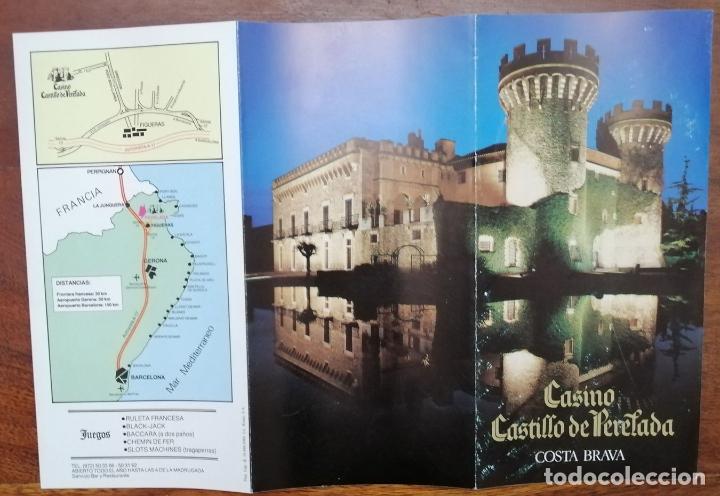 Foglietti di turismo: TR&Iacute;PTICO PUBLICITARIO CASINO CASTILLO DE PERELADA &ndash; COSTA BRAVA