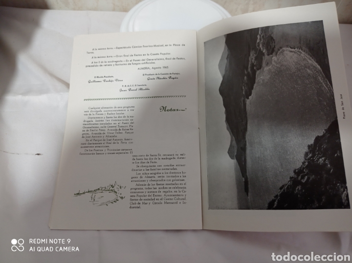 Folletos de turismo: ALMER&Iacute;A PROGRAMA FERIA 1965 NUEVO - Foto 3