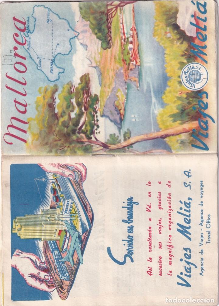 Brochures de tourisme: Mallorca Viajes Melia. 16,50 x 11,50 cm 36 p&aacute;ginas. Publicidad e im&aacute;genes.