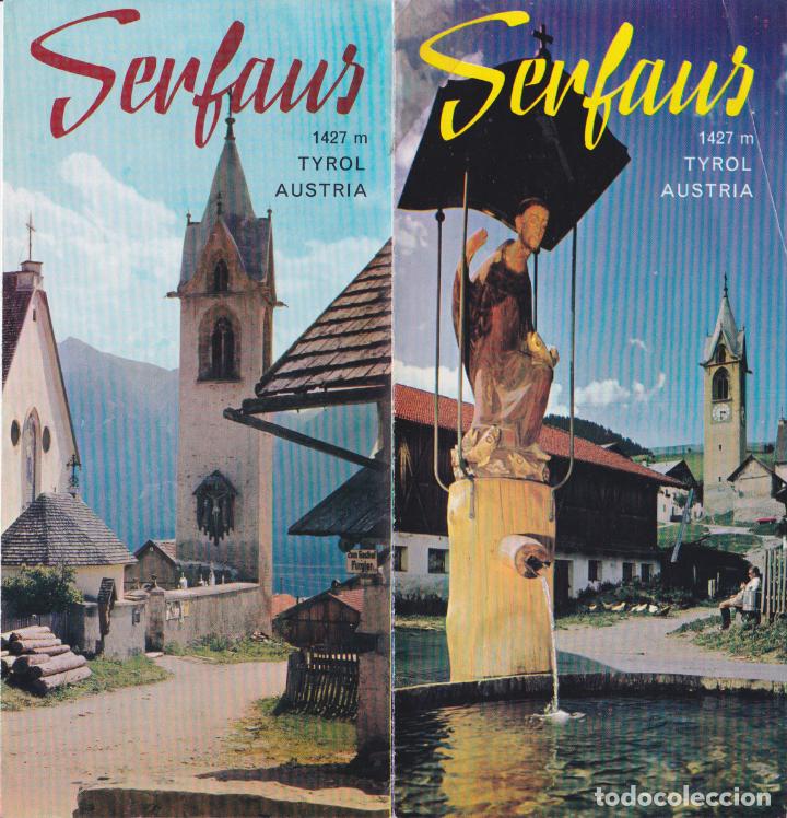 Brochures de tourisme: FOLLETO PUBLICITARIO DESPLEGABLE &ndash; SERFAUS &ndash; TYROL - AUSTRIA