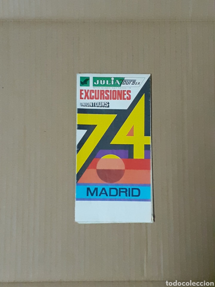 Tourismusbrosch&uuml;ren: Plano de excursi&oacute;n de Madrid, a&ntilde;o 74