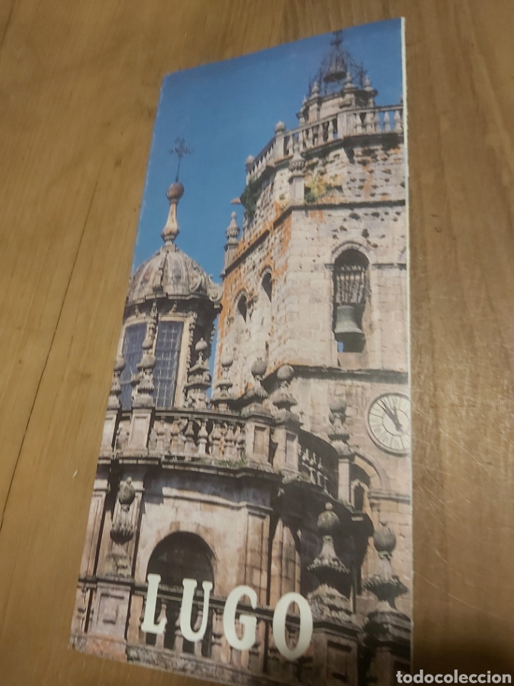 Brochures de tourisme: MAPA TR&Iacute;PTICO LUGO CATEDRAL AS CATEDRAIS MURALLA ECT VINTAGE
