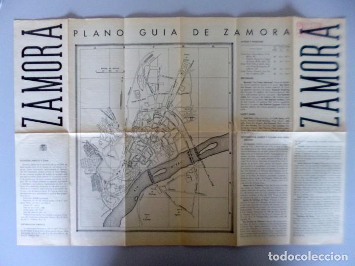 Folhetos de turismo: ZAMORA // PLANO GUIA // PRIMERA MITAD SIGLO XX