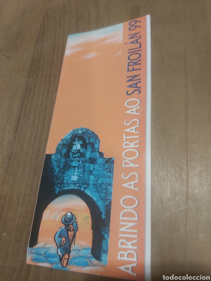 Travel Brochures: LUGO ABRINDO PORTAS SAN FROILAN 1999 TRIPTICOS FOTOS