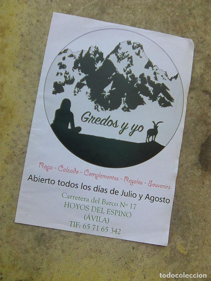 Folletos de turismo: flyer gredos y yo - moda y complementos - hoyos del espino - avila