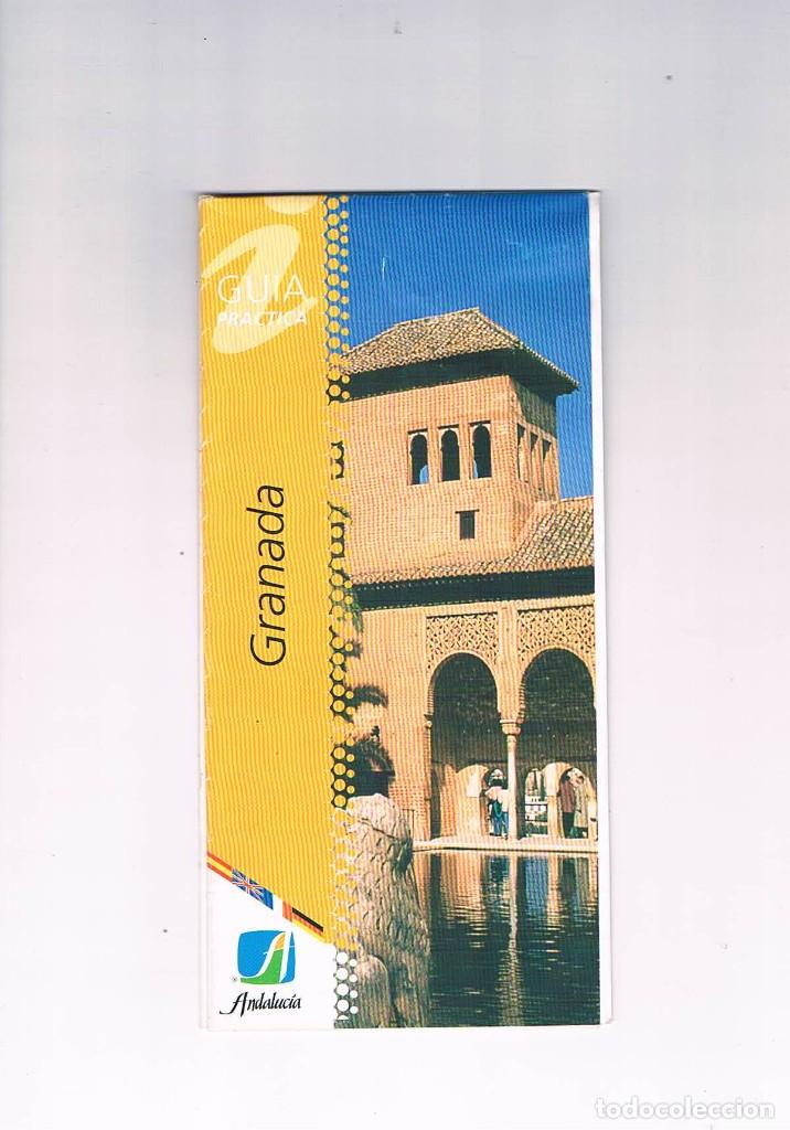 Folletos de turismo: Folleto turismo Granada guia practica Junta de Andalucia