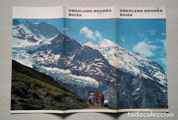 Travel Brochures: Oberland Bern&eacute;s, Suiza. 1975. Texto en espa&ntilde;ol