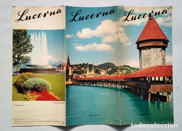 Brochures de tourisme: Lucerna. 1960. Texto en espa&ntilde;ol