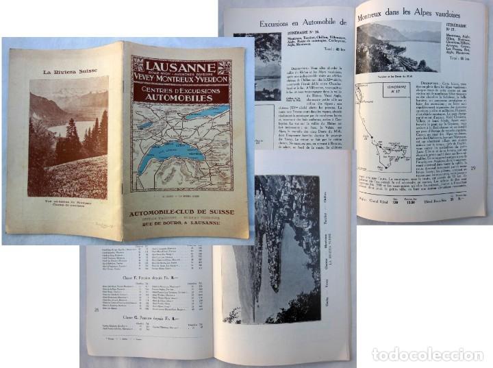 Tourismusbrosch&uuml;ren: ANTIGUA GU&Iacute;A DE RUTAS EN COCHE/ OLD CAR ROUTE GUIDE/GENTRES D'EXCURSIONS AUTOMOBILES LAUSANNE