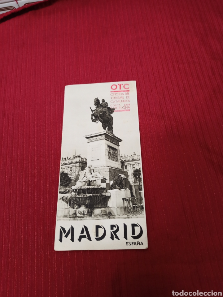 Tourismusbrosch&uuml;ren: Antiguo folleto de turismo.Madrid.