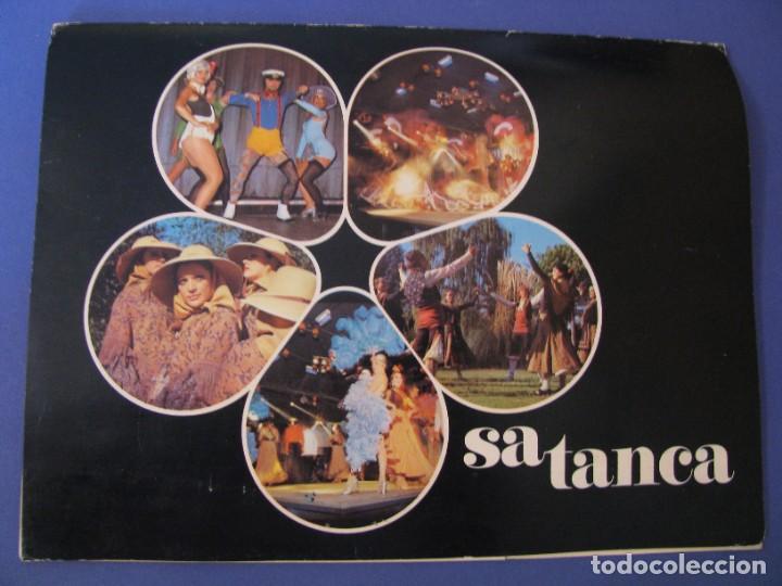 Travel Brochures: CARPETA PARA LAS FOTOS DE CINE FOTOS LLOSES. NIGHT CLUB SATANCA, SA TANCA. 26X20 CM.