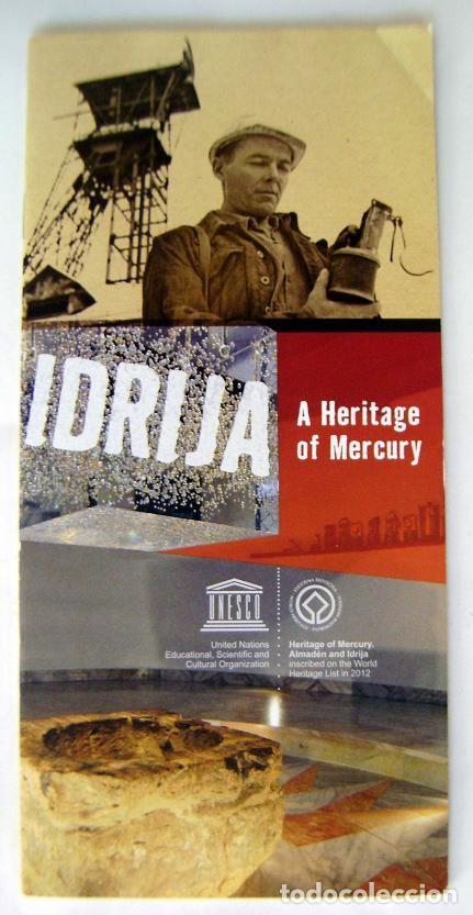 Folletos de turismo: GUIA TURISTICA IDRIJA. A HERITAGE OF MERCURY. IDIOMA INGL&Eacute;S