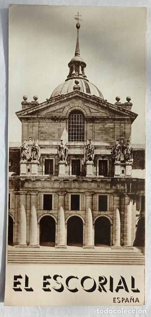 Tourismusbrosch&uuml;ren: EL ESCORIAL. FOLLETO DE TURISMO. A&ntilde;os 30