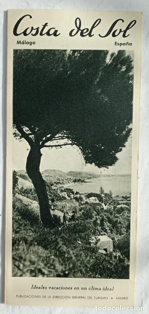 Tourismusbrosch&uuml;ren: COSTA DEL SOL. Folleto de Turismo a&ntilde;os 1930