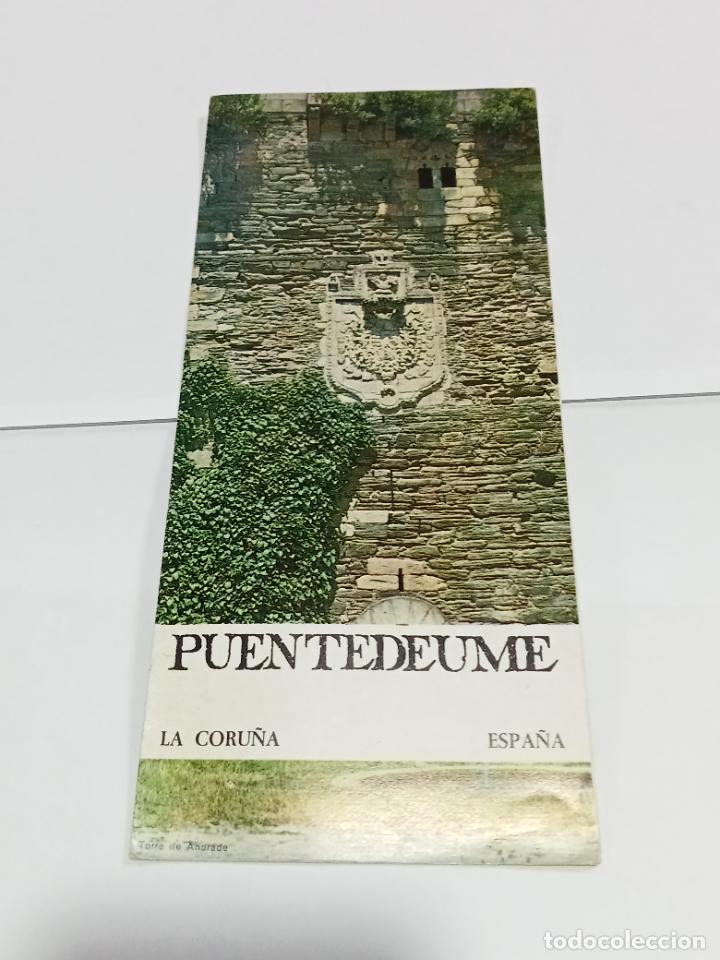 Brochures de tourisme: FOLLETO TURISMO. PUENTEDEUME, LA CORU&Ntilde;A. A&Ntilde;OS 70. EDITORA NACIONAL