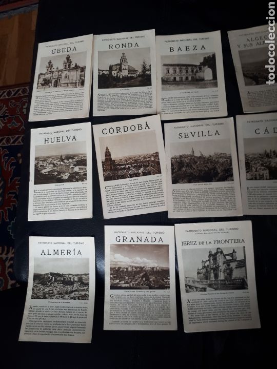 Brochures de tourisme: Lote Patronato Nacional Turismo &Uacute;beda Ronda Baeza Almer&iacute;a Granada...