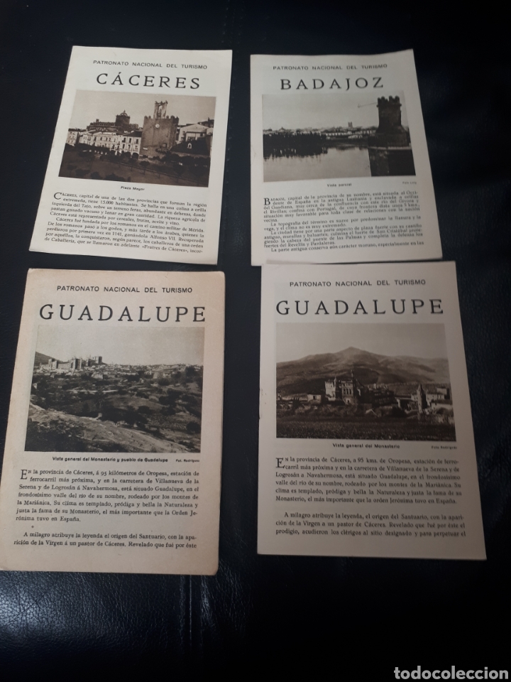Travel Brochures: Lote Patronato Turismo C&aacute;ceres Badajoz Guadalupe