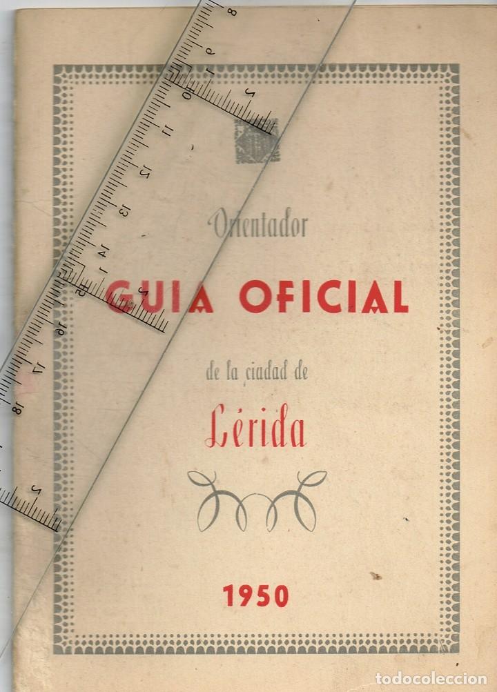 Travel Brochures: 1950 ORIENTADOR GUIA OFICIAL DE LA CIUDAD DE L&Eacute;RIDA