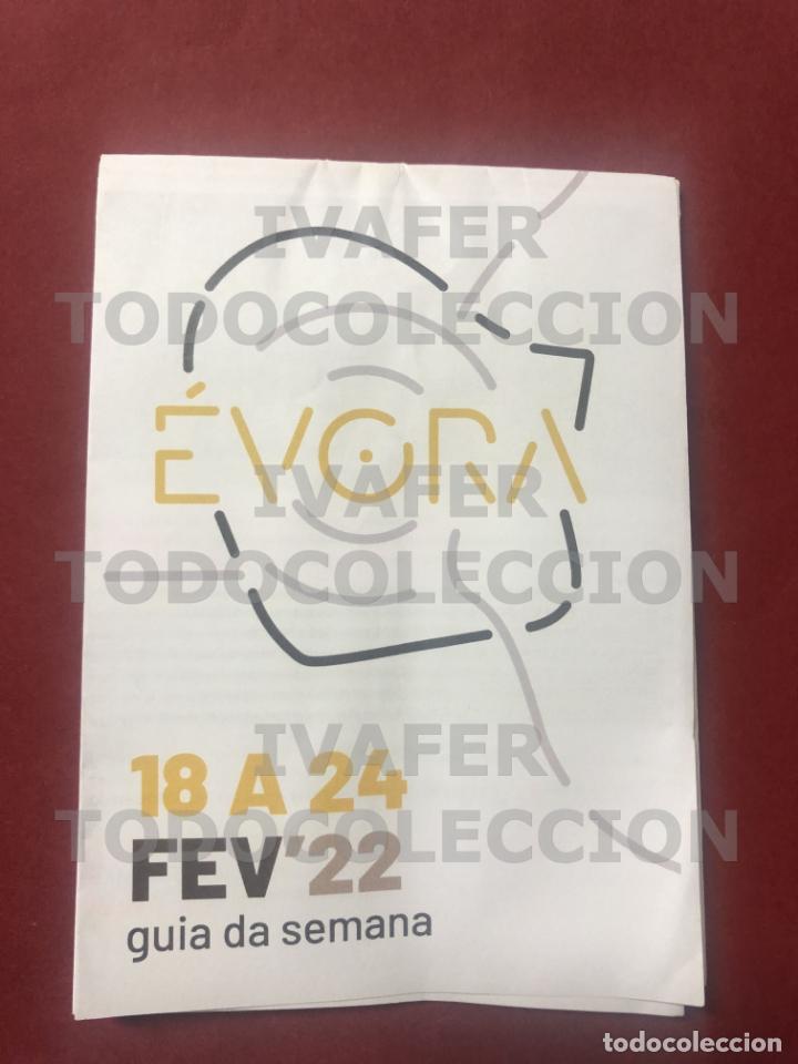 Brochures de tourisme: FOLLETO DESPLEGABLE GUIA CULTURAL EVORA, PORTUGAL, FEBRERO 2022