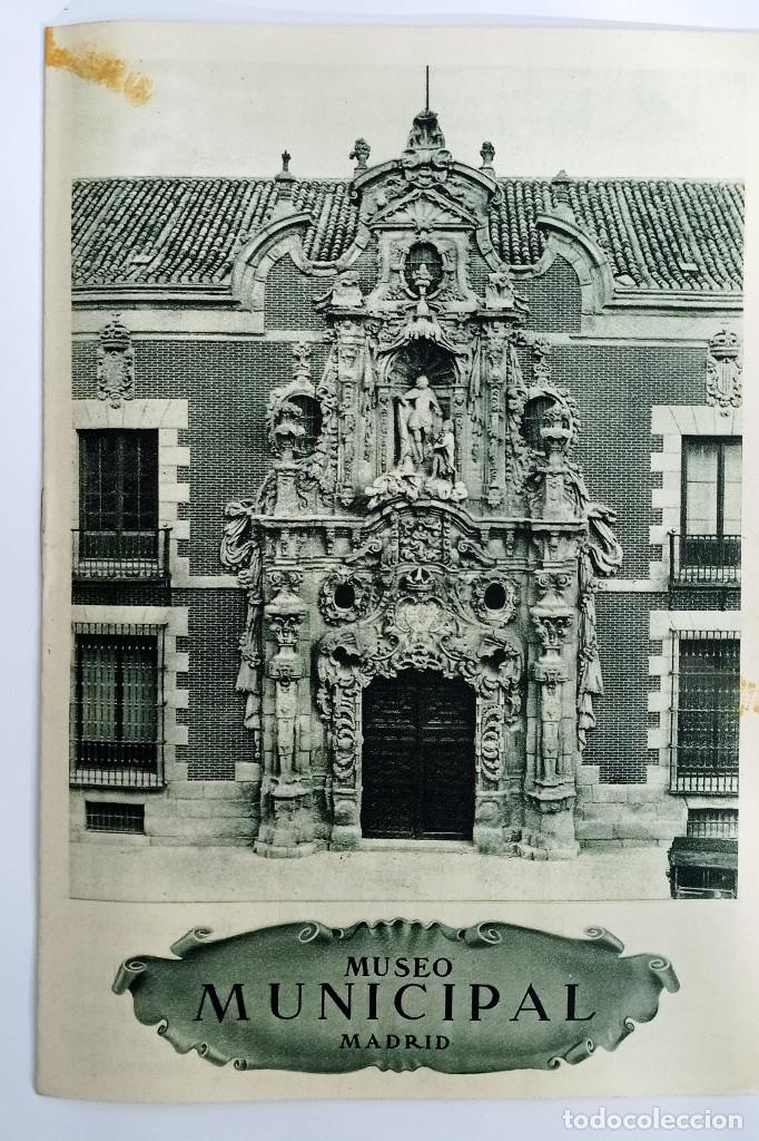 Travel Brochures: MUSEO MUNICIPAL MADRID. Folleto a&ntilde;os 30