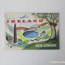 Folletos de turismo: FLY TO IRELAND BY AER LINGUS IRISH AIR LINES. Lote 323287838