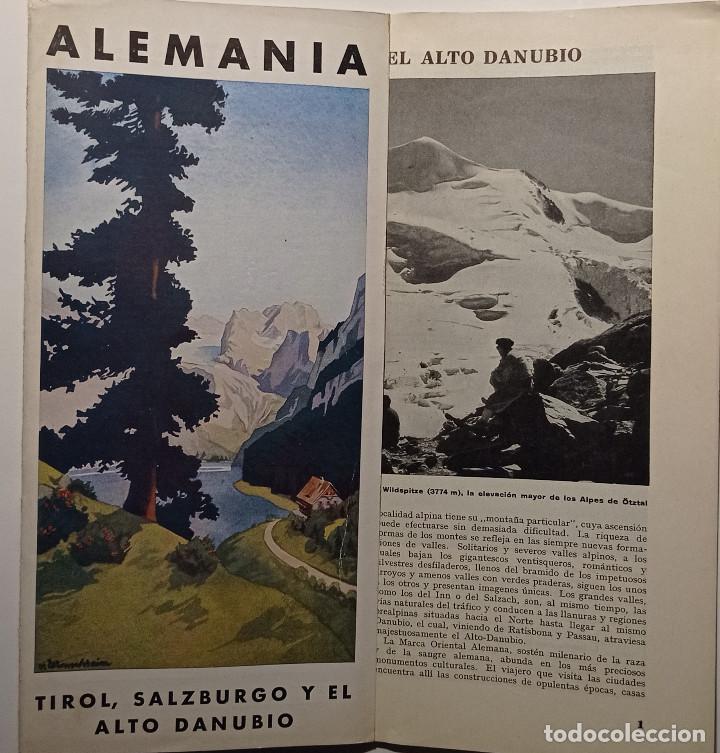 Tourismusbrosch&uuml;ren: ALEMANIA. TIROL, SALZBURGO - ALTO DANUBIO. 1930s