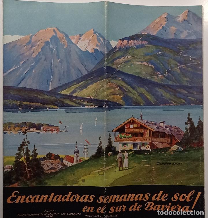 Tourismusbrosch&uuml;ren: ENCANTADORAS SEMANAS DE SOL EN EL SUR DE BAVIERA! 1936