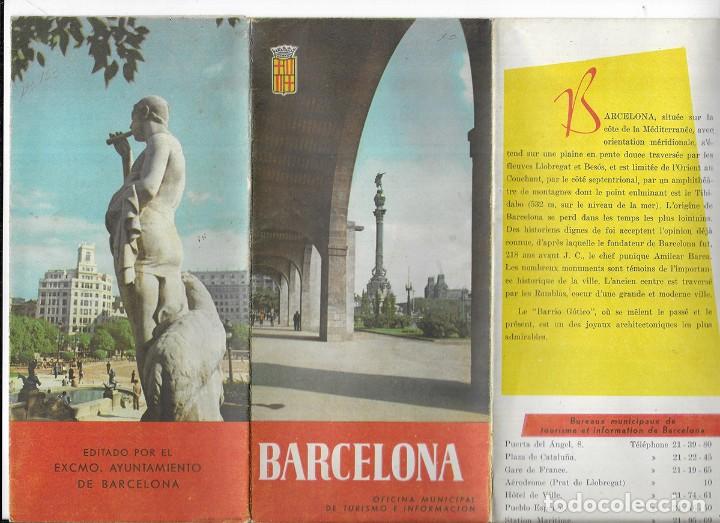 Folletos de turismo: Barcelona Folleto Turistico Franc&eacute;s