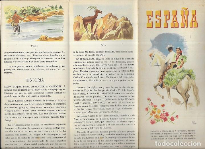 Folletos de turismo: Espa&ntilde;a. Folleto Turistico