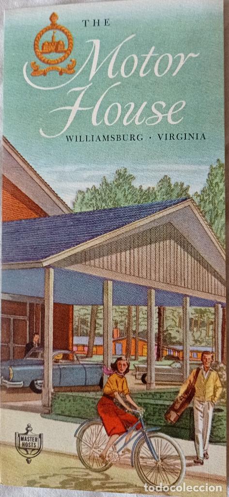 Brochures de tourisme: THE MOTOR HOUSE-Williamsburg Virginia- Folleto del Hotel