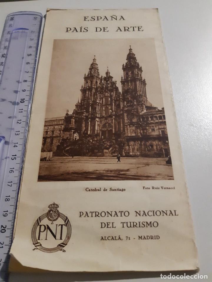 Folhetos de turismo: Espa&ntilde;a pa&iacute;s del Arte - Patronato Nacional del Turismo