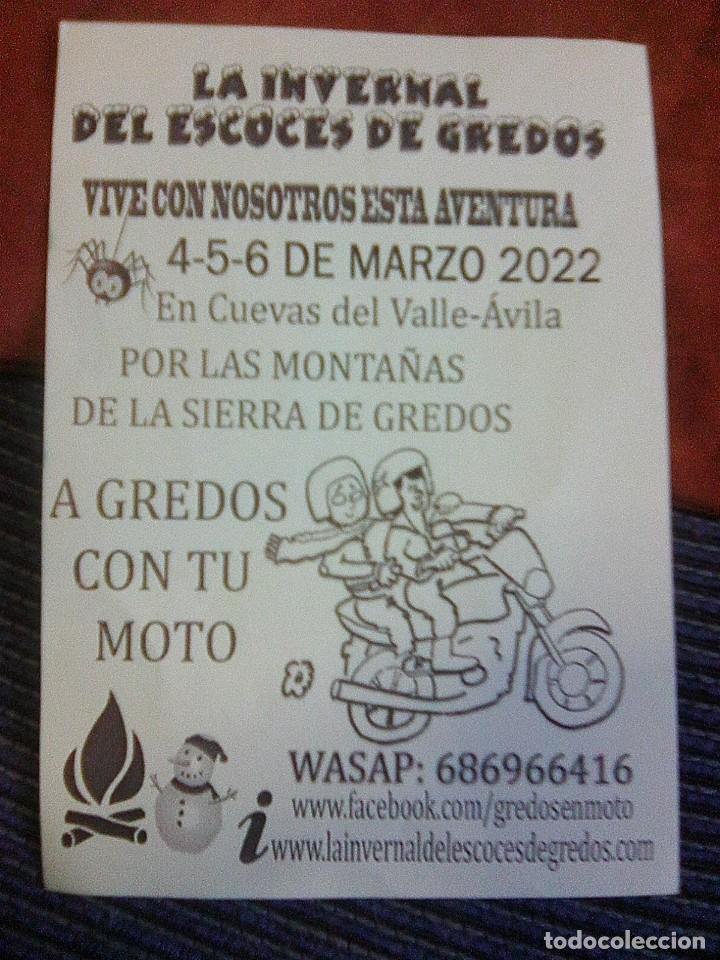 Folletos de turismo: Invernal de el escoc&eacute;s de Gredos - Flyer promo concentracion motera 2022 - Avila en moto