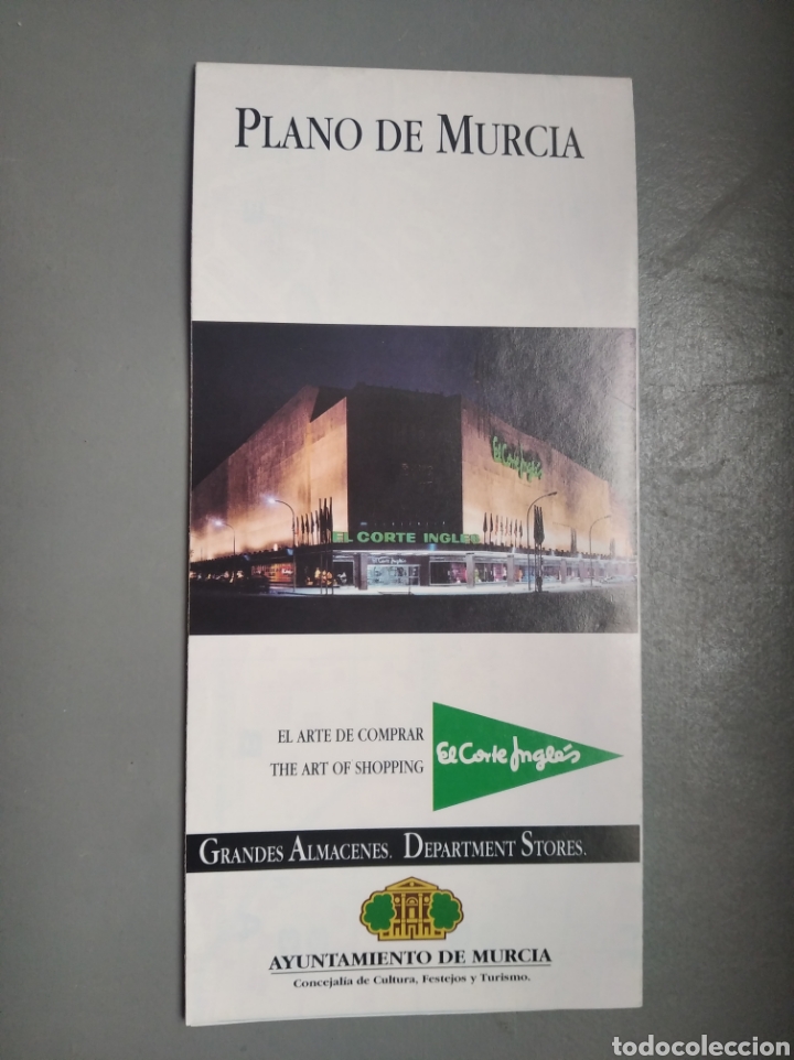 Travel Brochures: Plano de Murcia el corte ingles