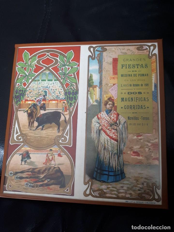 Travel Brochures: Programa fiestas a&ntilde;o 1909 Medina de Pomar Burgos