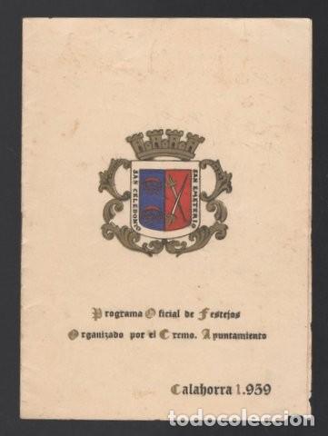 Tourismusbrosch&uuml;ren: PROGRAMA OFICIAL DE FESTEJOS organizado por el Excmo. Ayuntamiento. CALAHORRA 1959.