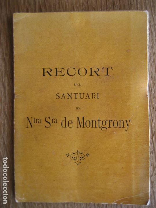 Travel Brochures: Santuari Nostra Senyora de Montgrony. Gerona. Recort. 13 vistas. Principios siglo XX