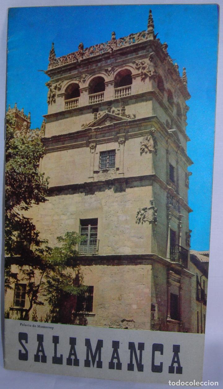 Travel Brochures: Salamanca folleto turismo Plano y monumentos Junta Provincial a&ntilde;os 60