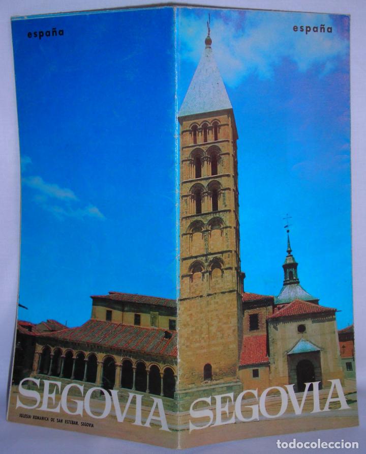 Travel Brochures: Segovia folleto turismo con plano historia fiestas monumentos Subsecretar&iacute;a Turismo a&ntilde;os 60