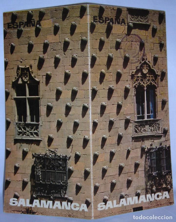 Travel Brochures: Salamanca folleto turismo con plano historia fiestas monumentos Subsecretar&iacute;a Turismo a&ntilde;os 60
