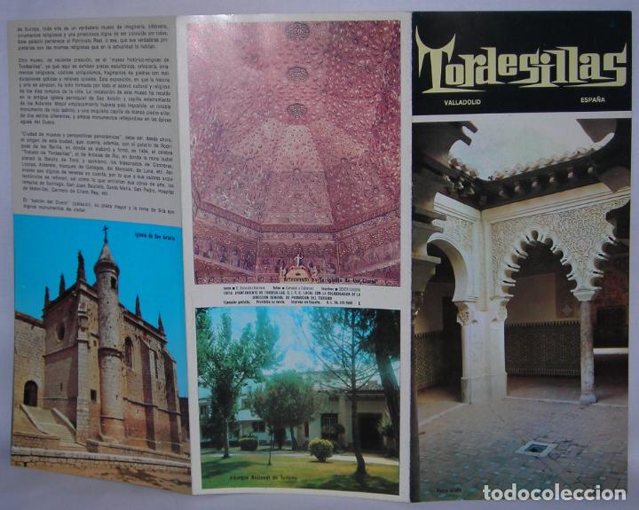 Travel Brochures: Tordesillas Valladolid folleto tur&iacute;stico monumentos historia Ayuntamiento Direcci&oacute;n General 1969