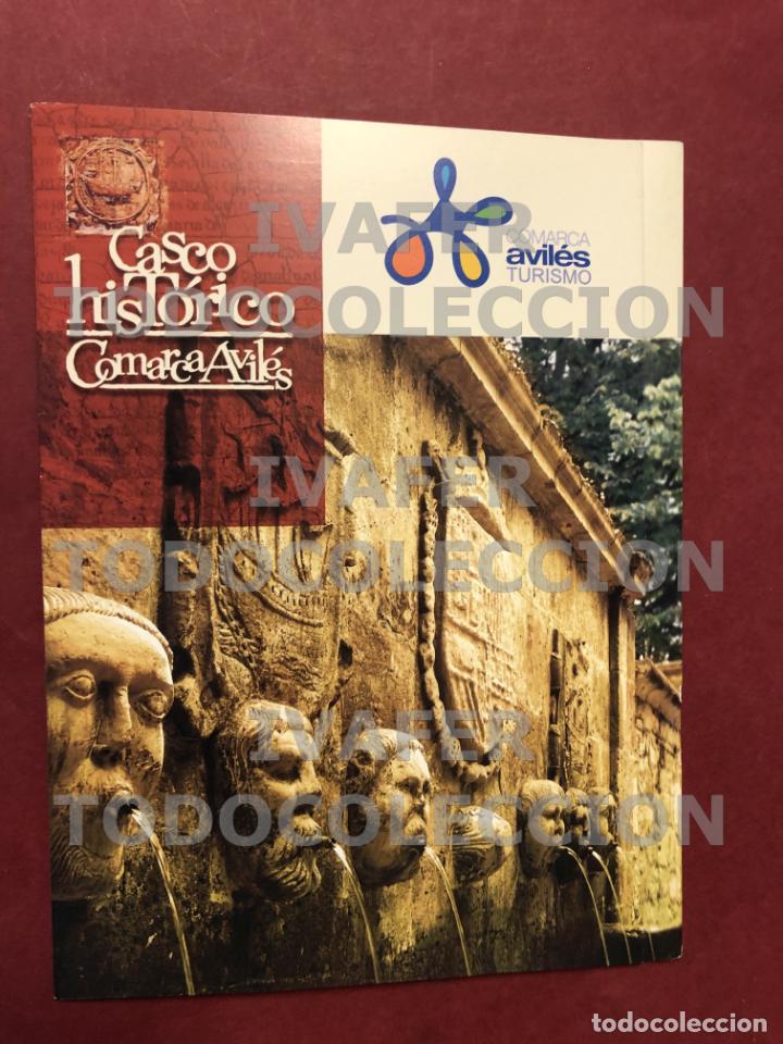 Folletos de turismo: FOLLETO TURISMO COMARCA AVILES, ASTURIAS, CASCO HISTORICO,