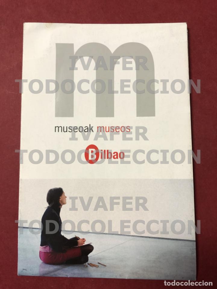 Travel Brochures: FOLLETO MUSEOAK MUSEOS BILBAO, PLANO, INFORMACION, DESPLEGABLE