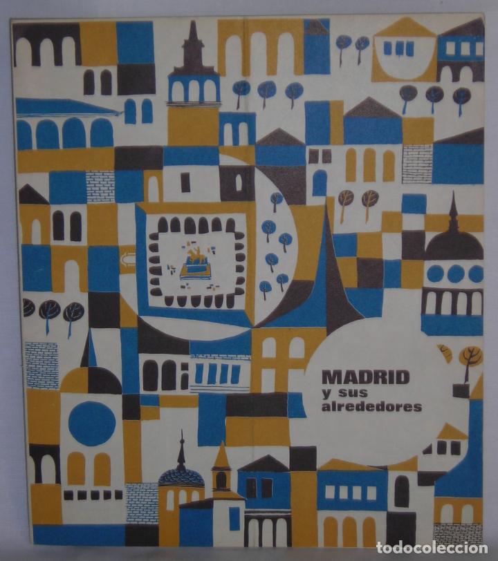 Folletos de turismo: Madrid y sus alrededores historia plano monumentos Subsecretar&iacute;a Turismo 1966