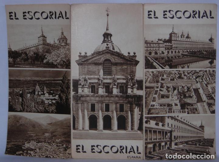 Folletos de turismo: El Escorial folleto turismo Oficina Informaci&oacute;n Direcci&oacute;n General Turismo fotos Huecograbado Arte