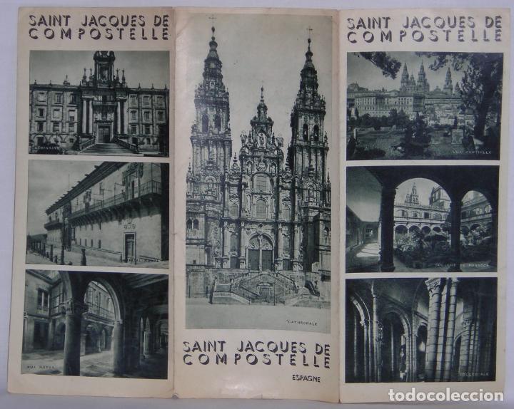 Travel Brochures: Saint Jacques Compostelle folleto turismo Oficina Informaci&oacute;n Direcci&oacute;n General Rivadeneyra franc&eacute;s