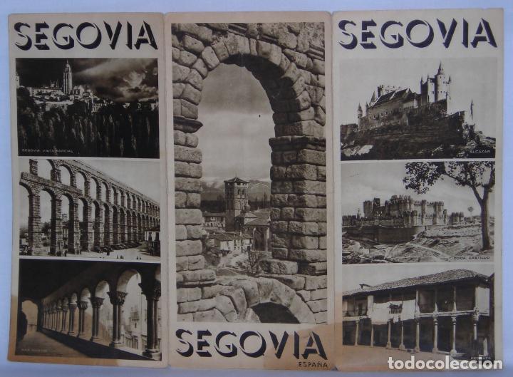 Travel Brochures: Segovia folleto turismo Oficina Informaci&oacute;n Direcci&oacute;n General Turismo fotos Huecograbado Arte