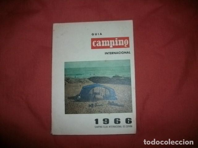 Tourismusbrosch&uuml;ren: GU&Iacute;A CAMPING INTERNACIONAL 1966 CAMPING CLUB INTERNACIONAL DE ESPA&Ntilde;A