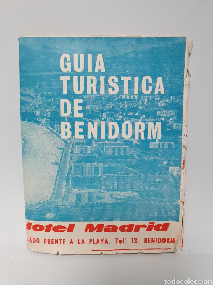 Tourismusbrosch&uuml;ren: GUIA TUR&Iacute;STICA DE BENIDOR. CARMEN ALVARO PUBLICIDAD. A&Ntilde;OS 60.