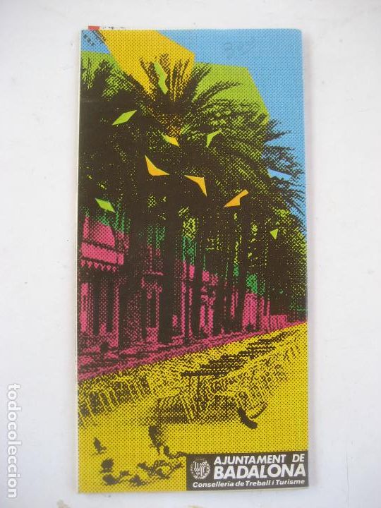 Tourismusbrosch&uuml;ren: Badalona . 1986. Desplegable turistico. Ajuntament de Badalona