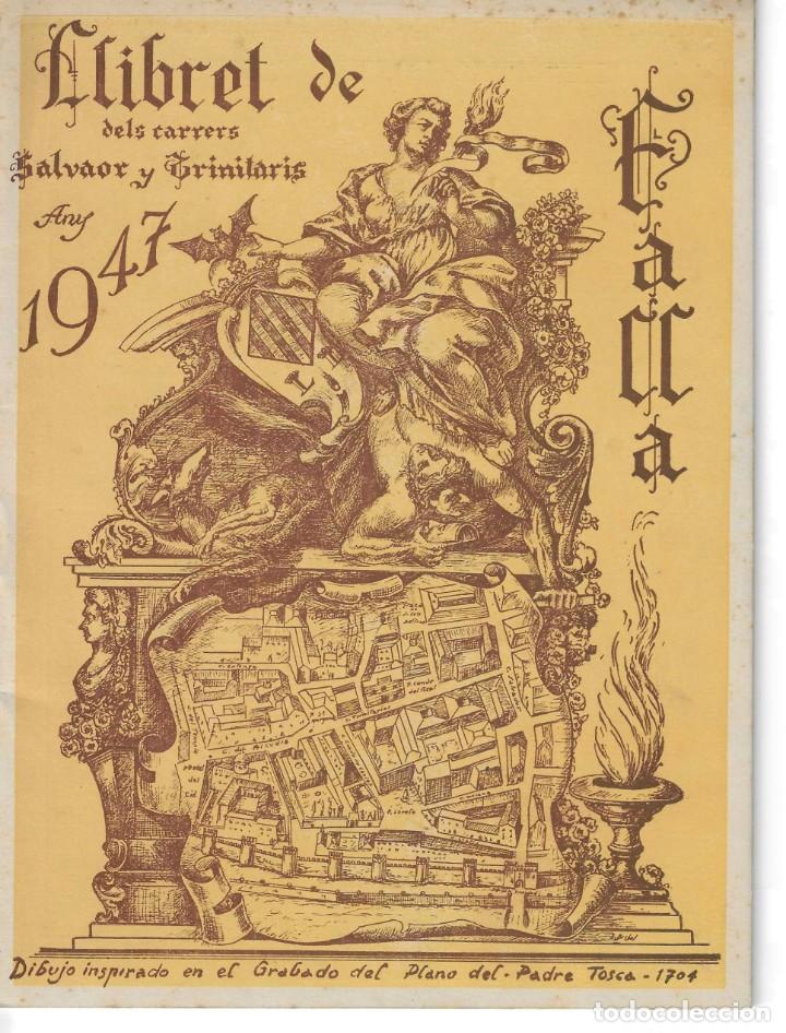 Tourismusbrosch&uuml;ren: LLIBRET DE FALLA ANY 1947 CARRERS SALVAOR Y TRINITARIS